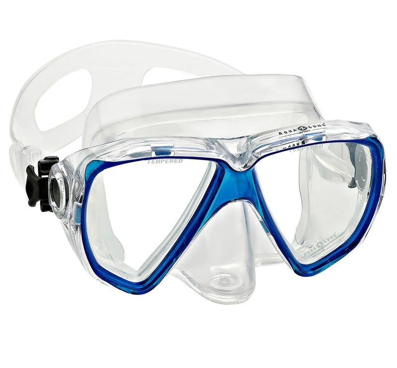 [AUSTRALIA] - Phantom Aquatics Rapido Boutique Collection Otimo Duo Tempered Glass Lens Construction Scuba Snorkeling Dive Mask Blue 