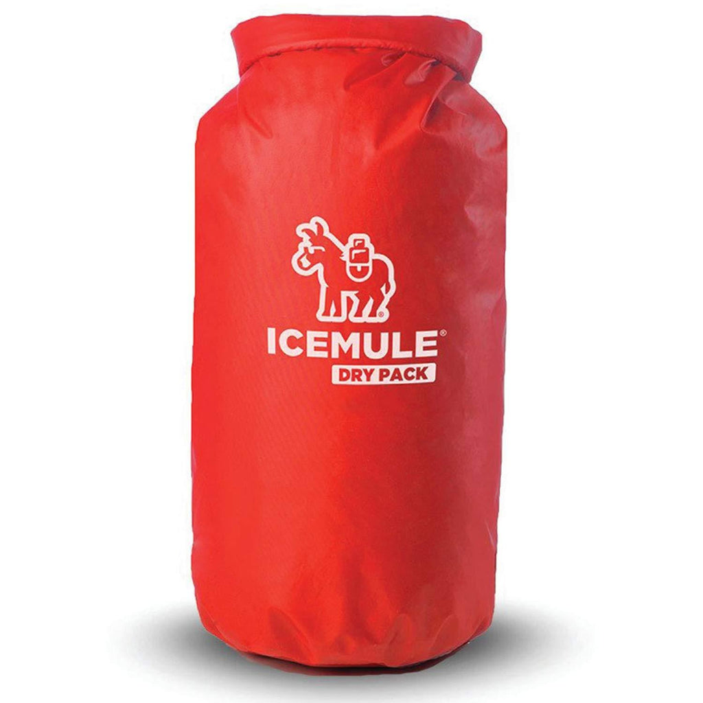 [AUSTRALIA] - IceMule 1300 Pro Dry Pack 10 Liter Outdoor Water Resistant Travel Sized Nylon Camping Food Storage Pouch and Dry Bag, Red 