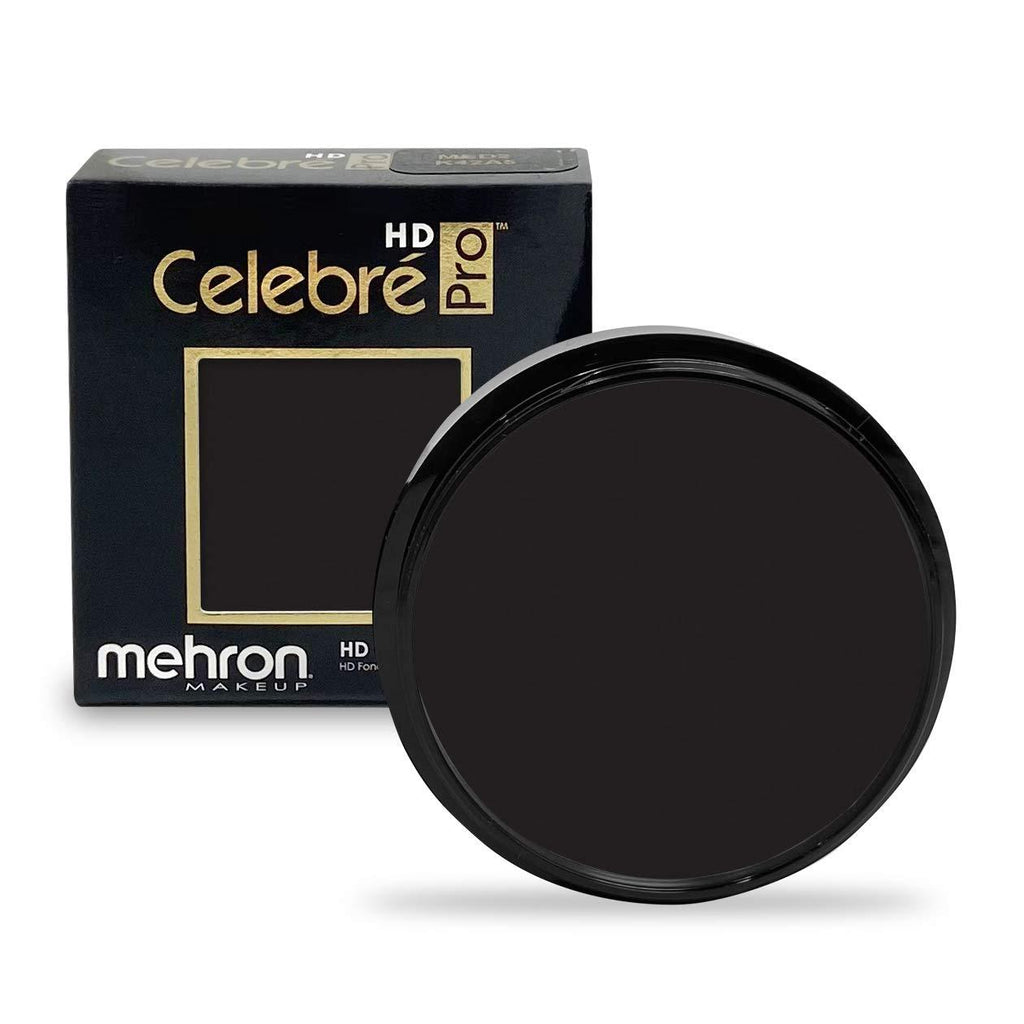 Mehron Makeup Celebre Pro-HD Cream Face & Body Makeup (.9 oz) (BLACK) - BeesActive Australia