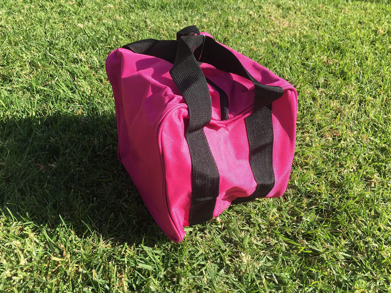 [AUSTRALIA] - New Premium Quality - Extra Heavy Duty Nylon Bocce Bag (4 of 7) - Pink with Black Handles 