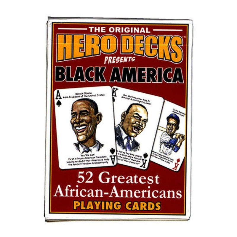 [AUSTRALIA] - Black America Hero Decks 52 Great African-Americans Playing Cards 