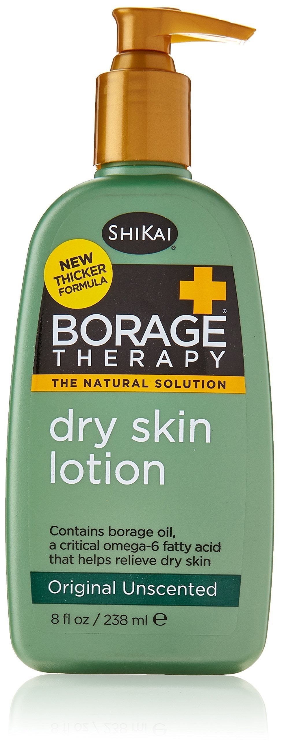 Shikai Lotion Dry Skin Therapy, Borage, 8 Fluid Ounce Unscented  8 Ounce - BeesActive Australia