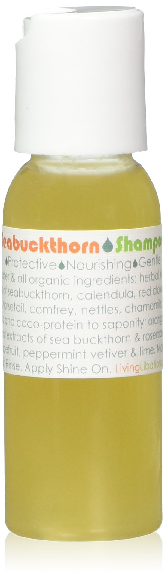 Living Libations - Organic / Wildcrafted Seabuckthorn Shampoo (30 ml / 1.01 oz) 1.01 Fl Oz (Pack of 1) - BeesActive Australia