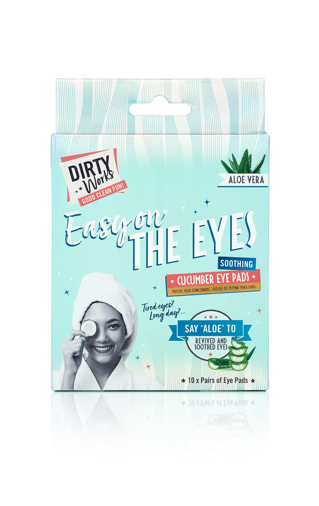 Dirty Works Stay Cool Cucumber Eye Pads (10) Pairs 5ml Ea - BeesActive Australia