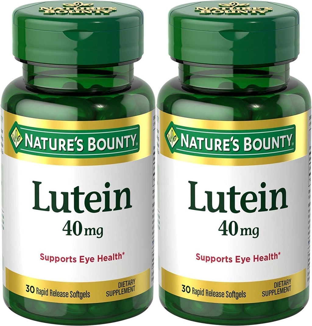 Nature's Bounty Lutein Softgels, 30 count (Pack of 2) - BeesActive Australia
