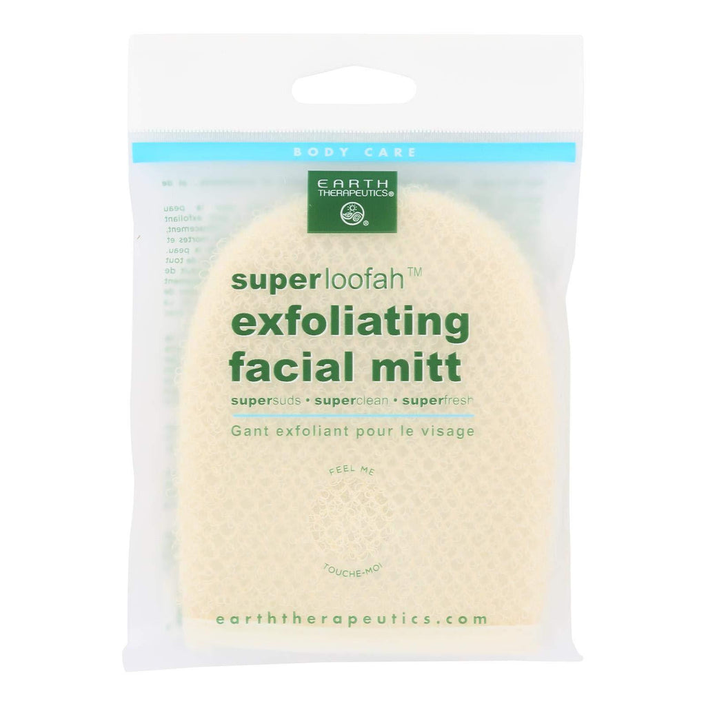 Earth Therapeutics Superloofah Exfoliating Facial Mitt, 1 Ea, 1count - BeesActive Australia