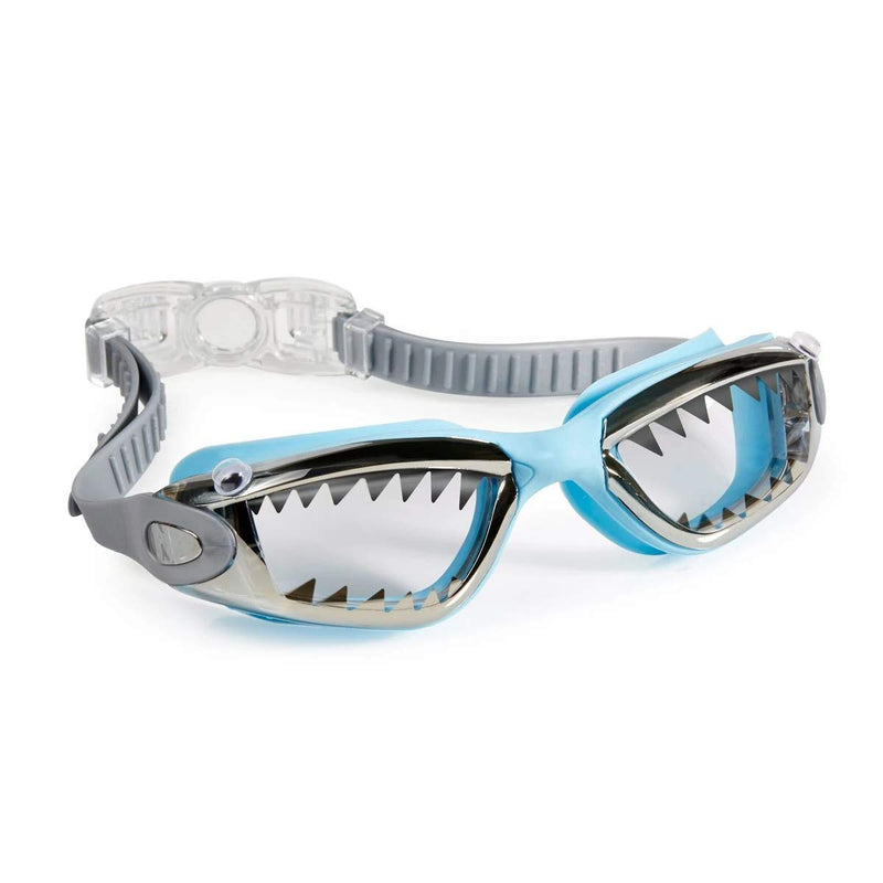 Bling 2O Kids Swimming Goggles - Boys 8+ Goggles Baby Blue Shark - BeesActive Australia