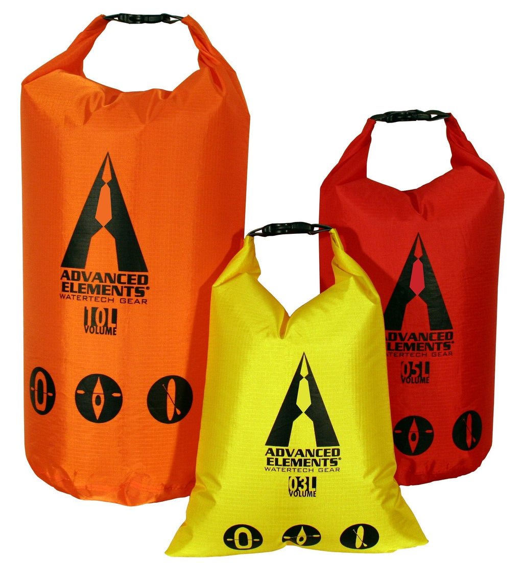 [AUSTRALIA] - ADVANCED ELEMENTS Pack Lite Roll Top Dry Bag (Set of 3) 