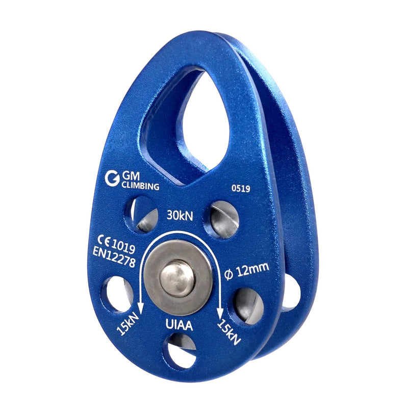 GM CLIMBING UIAA Certified 30kN Swing Cheek Micro Pulley Ball Bearing CE General Purpose One unit - BeesActive Australia