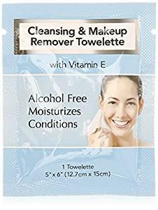 Cleansing and Makeup Remover Wipes with Vitamin E, 60 Pack (in Organza Bag) - BeesActive Australia
