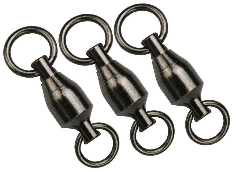 [AUSTRALIA] - Ball Bearing Swivels 100% Copper High Strength Stainless Steel Ball Bearing Swivel, Solid Welded Rings Fishing Tackle Swivels Connectors Saltwater Fishing size 2 (65lb) 10 pack 