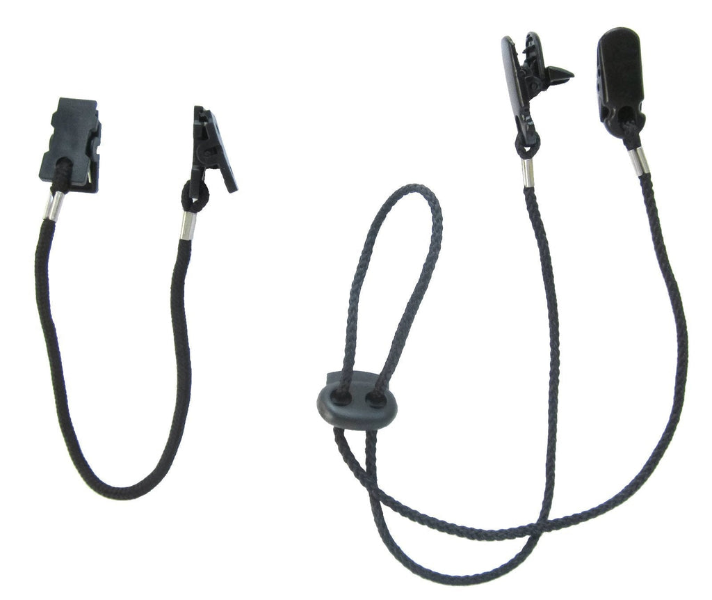 [AUSTRALIA] - Alex Carseon Cap Clips and Hat Chin Strap - Set of 2 Cord Retainers with Clips for Golfing, Fishing, Boating, Sailing, and Other Sports 