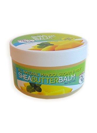 The Original CJ's BUTTer All Natural Shea Butter Balm - All Natural Mango, Sugar & Mint, 6 oz. Pot - BeesActive Australia