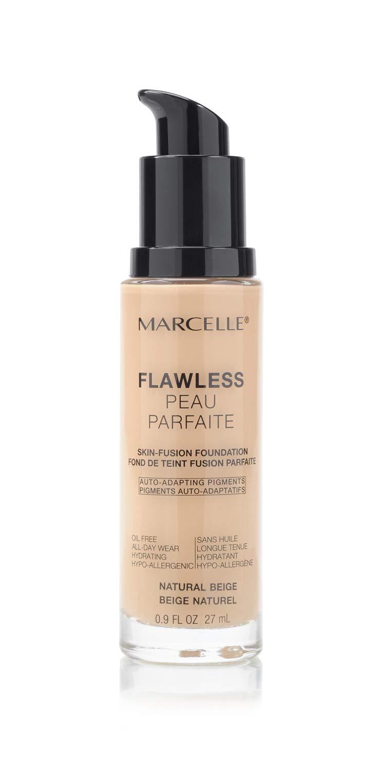 Marcelle Flawless Foundation, Natural Beige, Hypoallergenic and Fragrance-Free, 0.91 fl oz - BeesActive Australia