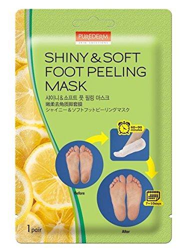 Foot Peeling Mask Set By Purederm - Exfoliating Foot Peel Spa Mask For Baby Soft Skin W/Sunflower Seed Oil & Lemon Extract - For Men & Women - Removes Dead Skin & Calluses In 2 Weeks, Pack of 3 - BeesActive Australia