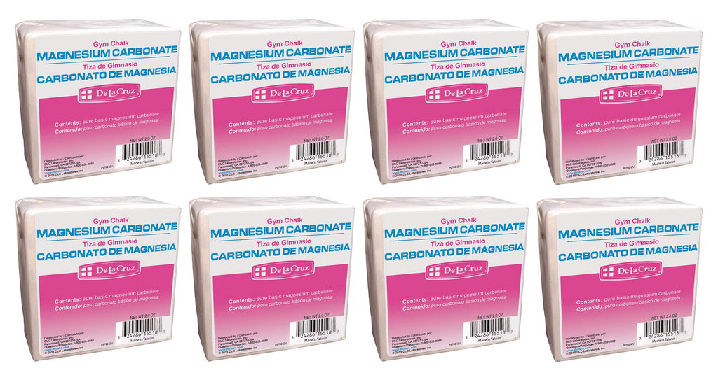 De La Cruz Magnesium Carbonate (Gym Chalk) / Carbonato de Magnesia 2 OZ. 8 Blocks - BeesActive Australia