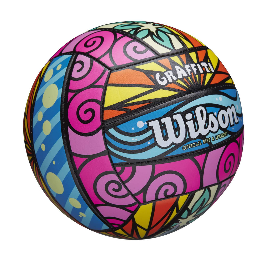 [AUSTRALIA] - Wilson Graffiti Volleyball Pink/Blue/Yellow 
