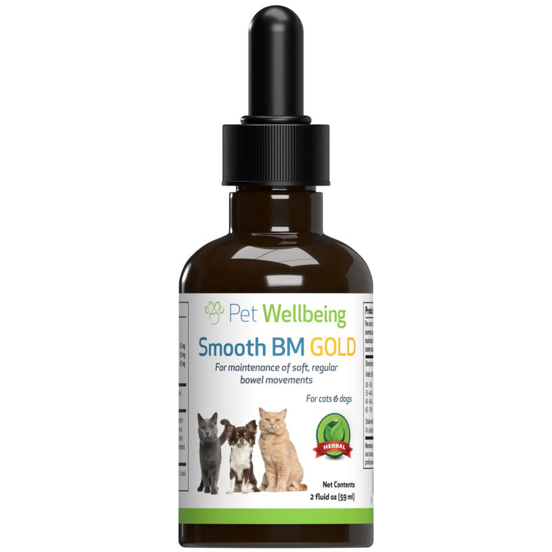 Pet Wellbeing Smooth BM Gold for Dogs - Natural Constipation Support for Dogs - 2oz (59ml) - BeesActive Australia