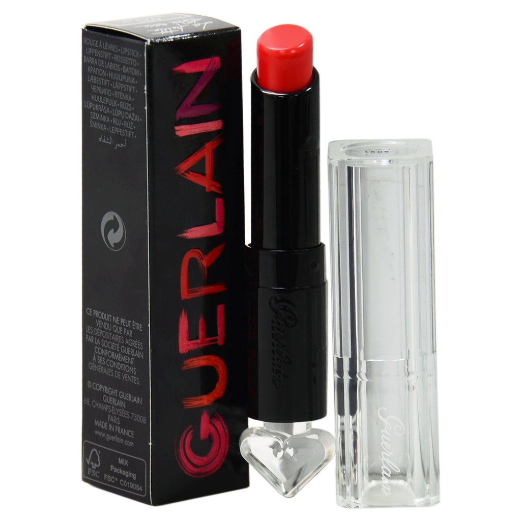 Guerlain La Petite Robe Noire Deliciously Shiny Lip Color # 021 Red Teddy Lipstick for Women, 0.09 Ounce - BeesActive Australia