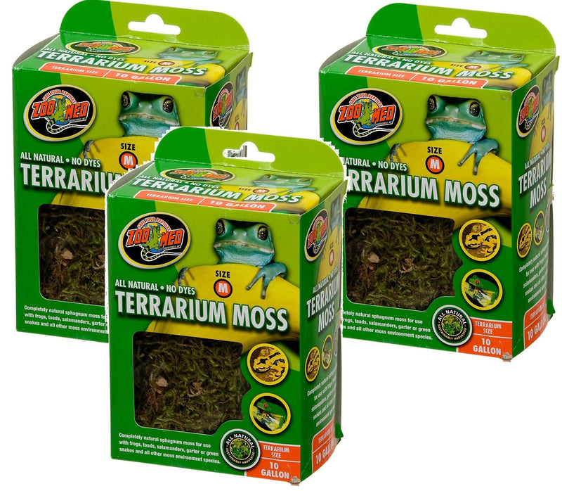 Zoo Med Terrarium Moss 10 Gallon (Pack of 3) - BeesActive Australia