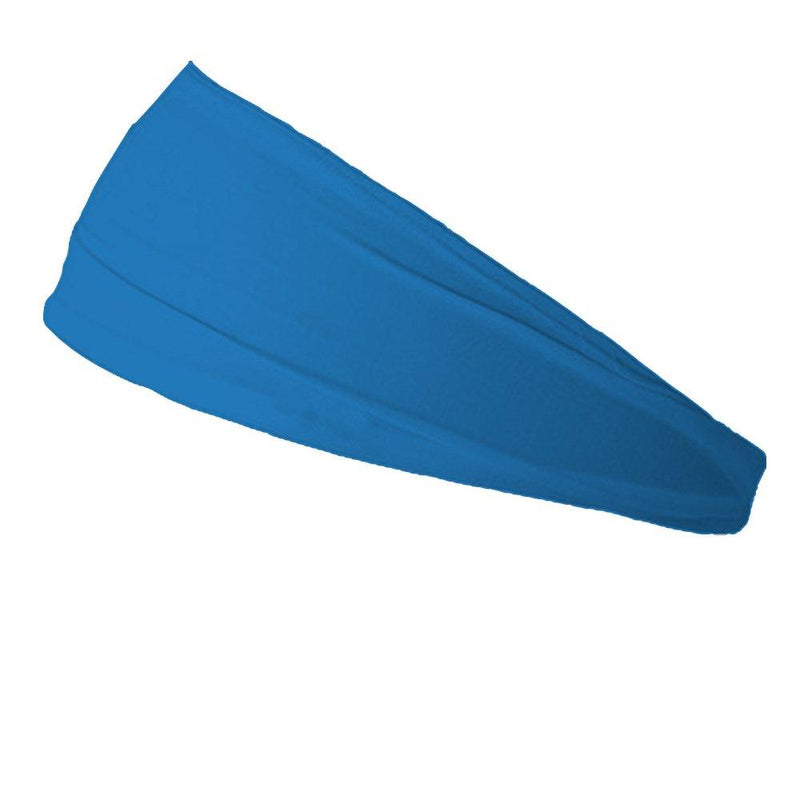 Bondi Band Solid Moisture Wicking 4"  Headband 4" Caribbean Blue - BeesActive Australia