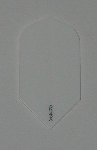 [AUSTRALIA] - US Darts - 3 Sets (9 Flights) Xtra Strong Ruthless R4X Slim Shape White Dart Flights 
