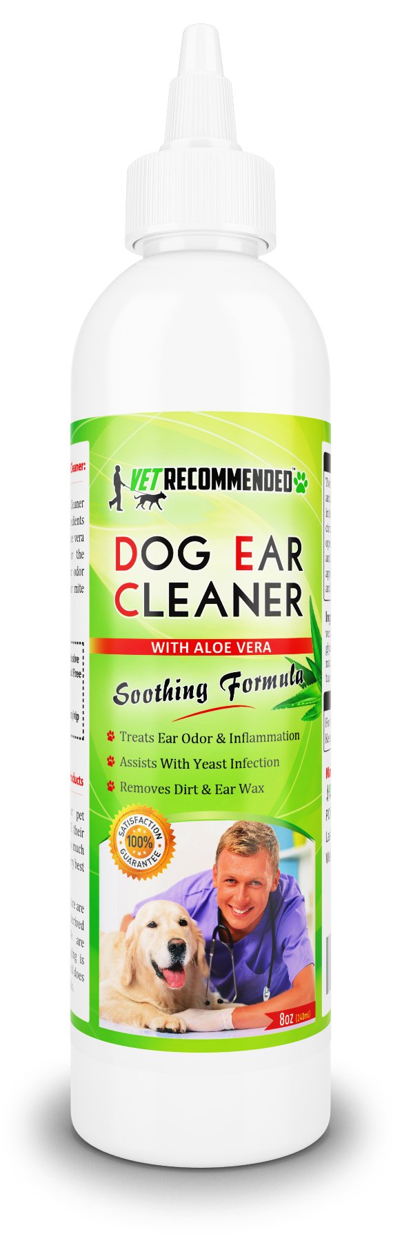 Vet Dog Ear Cleanser with Natural Aloe Vera for Dog Ear