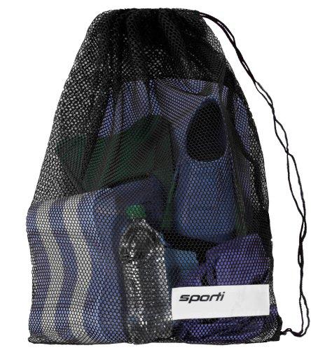 Sporti Mesh Equipment Bag Black - BeesActive Australia