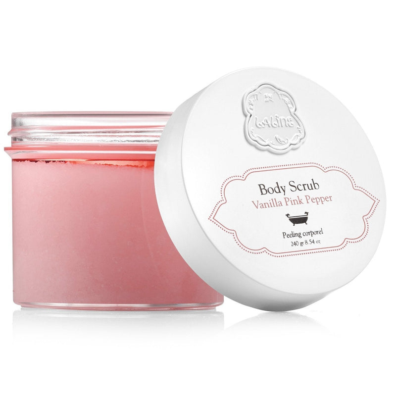 Laline World Of Scents Best Body Scrubs Vanilla Pink Pepper for Dry Skin-Deep Cleansing 8.54 oz - BeesActive Australia