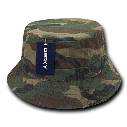 [AUSTRALIA] - DECKY 961-PL-WDL-06 Polo Bucket Hat, Woodland, S_M 