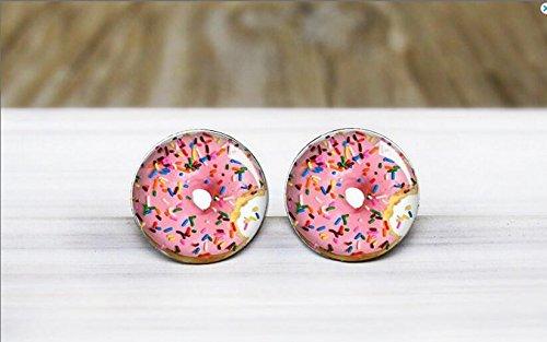 Pink Donut Earrings - Hypoallergenic Earrings for Sensitive Ears - BeesActive Australia