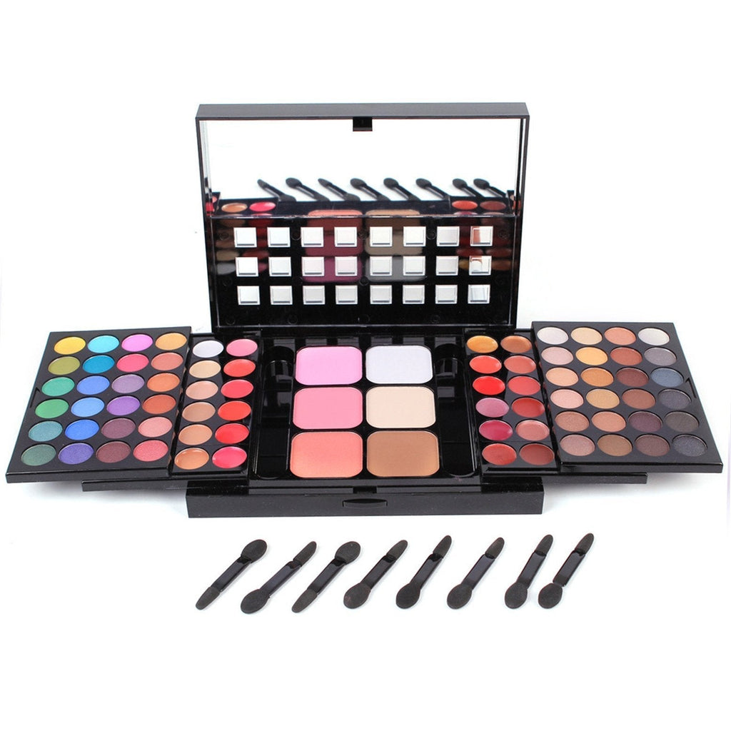 FantasyDay Pro Makeup Gift Set All in One Makeup Kit Cosmetic Contouring Kit 78 Colors Eyeshadow Palette with Face Blush, Lipgloss, Concealer and Eyeshadow Brushes- Ideal Holiday Gift Set #2 - BeesActive Australia