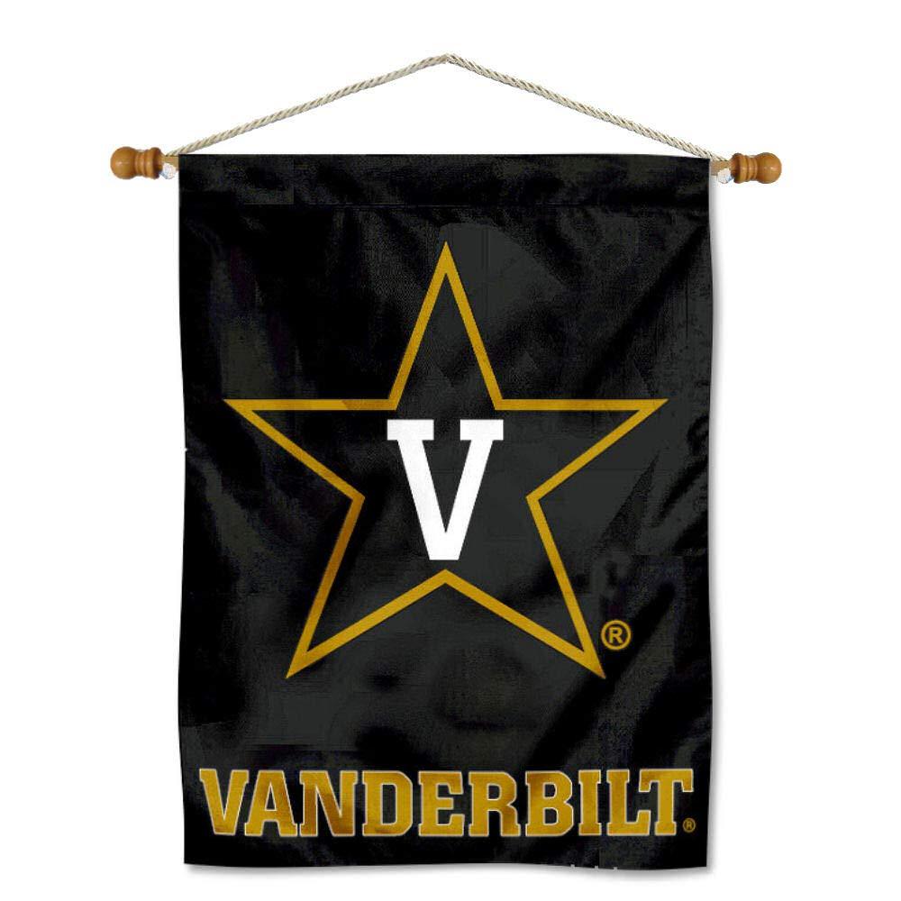 College Flags & Banners Co. Vanderbilt Commodores Banner with Hanging Pole - BeesActive Australia