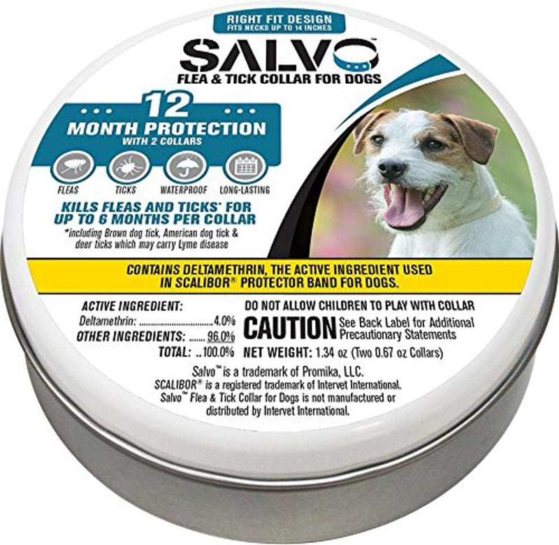 Promika Salvo Flea & Tick Collar for Dogs 2pk Large - BeesActive Australia