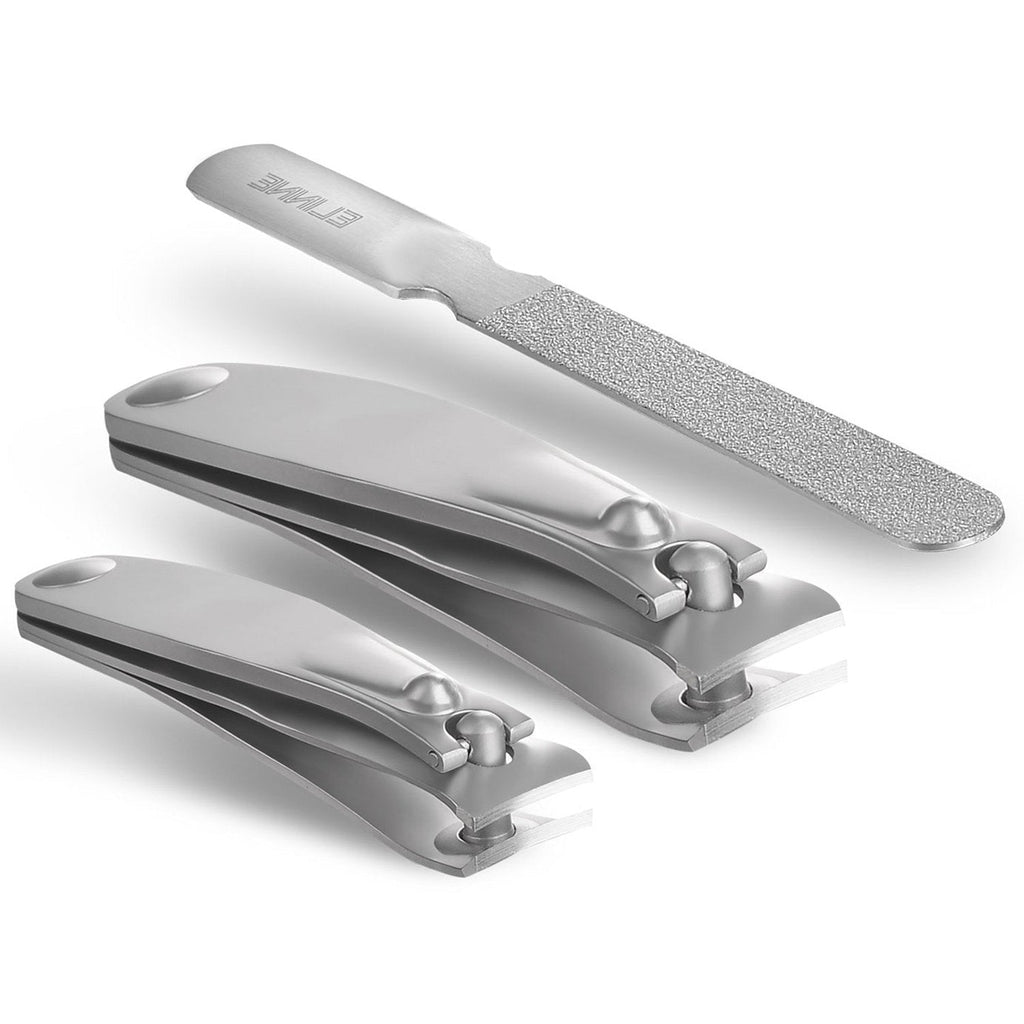 Elinne Nail Clipper Set, Stainless Steel - BeesActive Australia