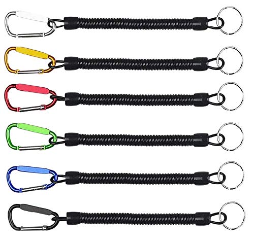 6pcs Pack Fishing Lanyards Boating Multicolor Fishing Ropes Secure Pliers Lip Grips Tackle Fish Tools(Color Ramdon) - BeesActive Australia