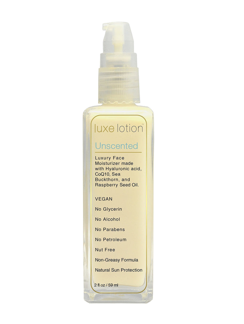 LUXE LOTION 2 oz -Luxe Beauty- Hyaluronic Acid Luxurious Moisturizer Vegan/Organic Ingredients - No Glyerin. No Alcohol. No Parabens. No Mineral Oil. No Diamethacone. Gluten, Soy, Nut & Paraben Free UNSCENTED - BeesActive Australia