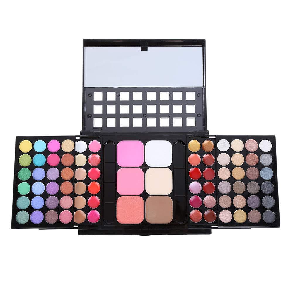 PhantomSky 78 Color Eyeshadow Palette Makeup Cosmetic Contouring Kit Combination with Blusher/Lipgloss/Concealer - Perfect for Professional and Daily Use #78 color - BeesActive Australia