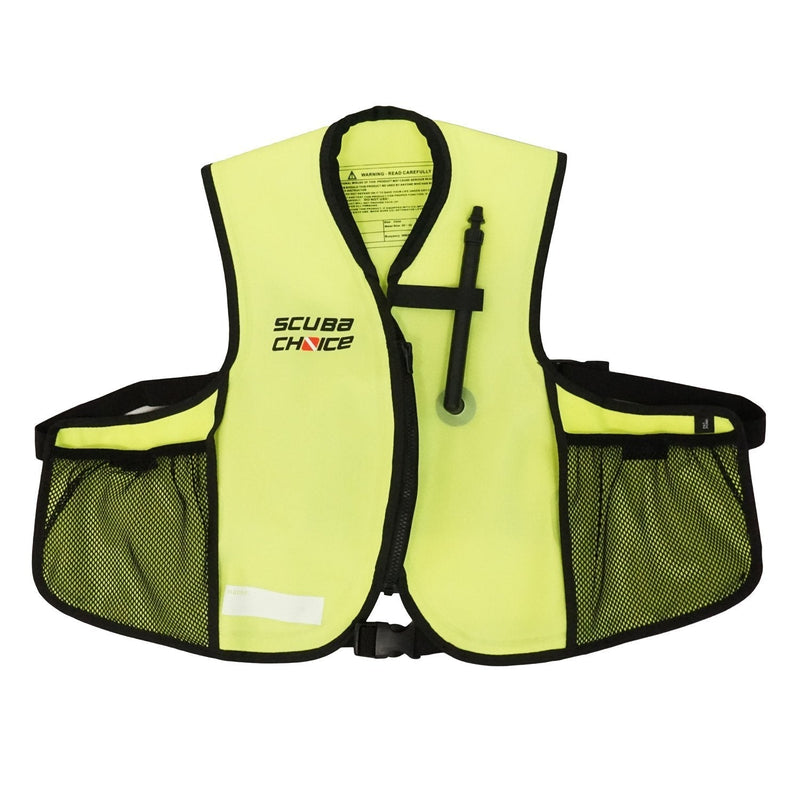 [AUSTRALIA] - Scuba Choice Youth Snorkeling Oral Inflatable Snorkel Jacket Vest 