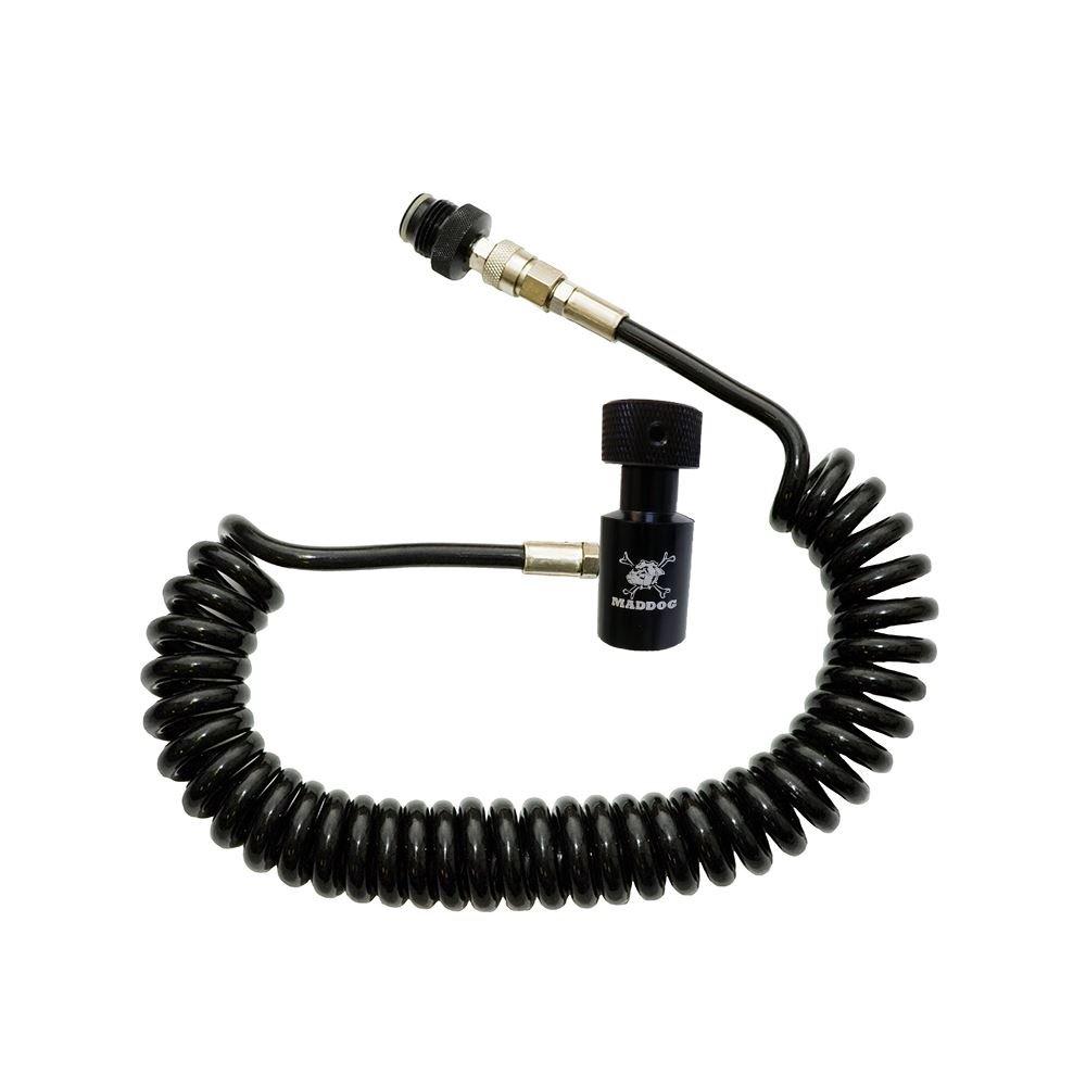 Maddog Heavy Duty Paintball Remote Coil High Pressure Air Hose CO2 Compressed air Quick Disconnect - BeesActive Australia