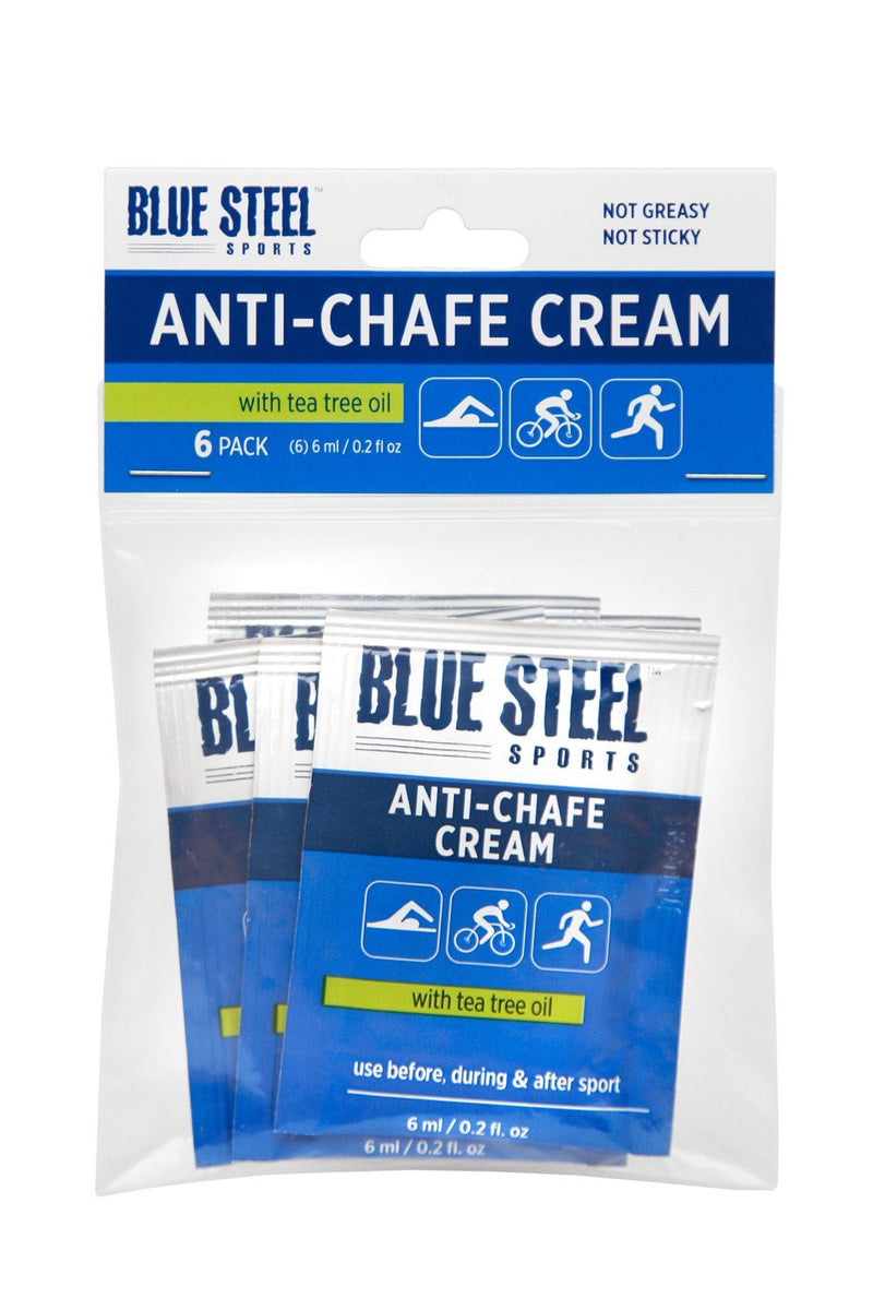 Blue Steel Sports Anti-Chafe Cream Singles 6 Pack - BeesActive Australia