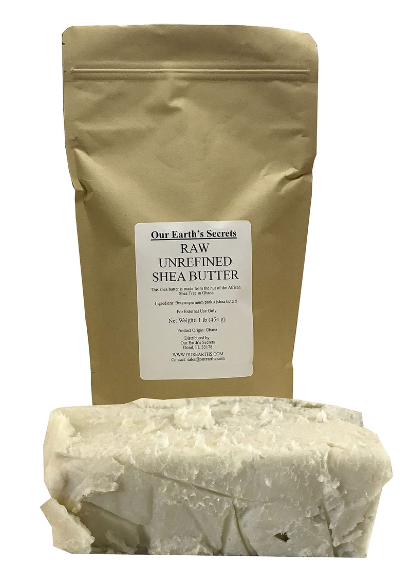 Ivory Raw Unrefined Shea Butter Top Grade, 1 Pound - Our Earth's Secrets - BeesActive Australia