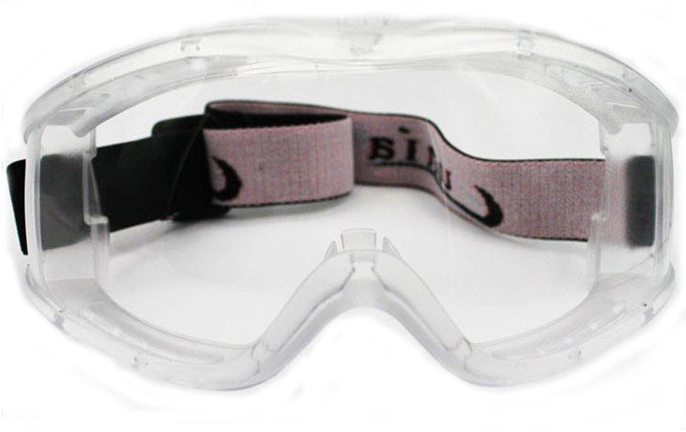 'Fit Over Glasses' Anti-fog Riding Goggles White Frame Clear Lens - BeesActive Australia