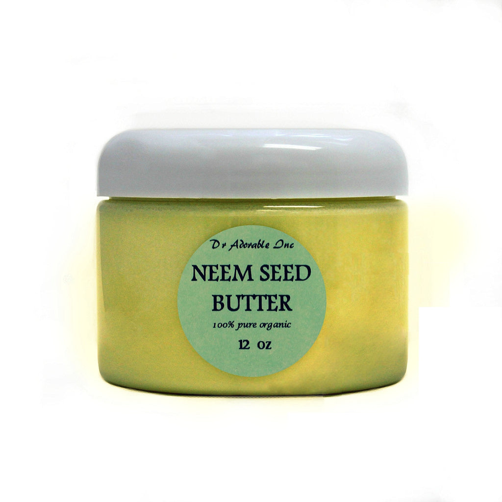 12 Oz Neem Seed Butter Pure Organic Cold Pressed Unrefined Skin Care - BeesActive Australia