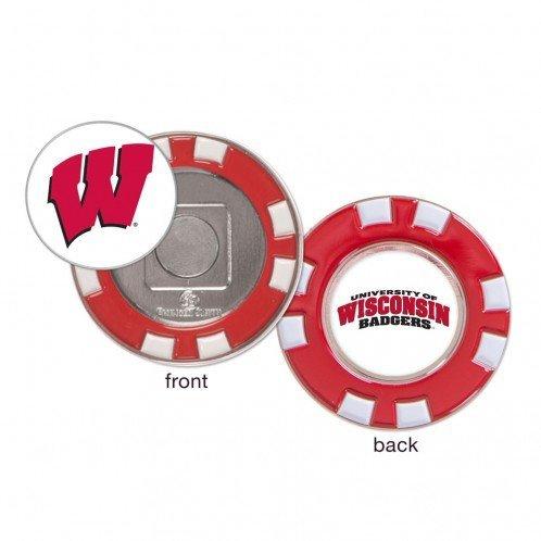 Wisconsin Badgers Ball Marker Challenge Coin Poker Chip Metal - BeesActive Australia