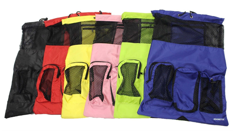 [AUSTRALIA] - Adoretex Quick Dry Mesh Equipment Sport Drawstring Gym Swim Bag Yellow 