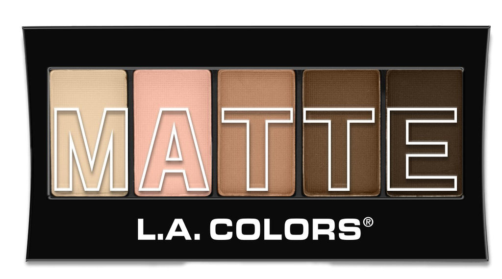 L.A. Colors 5 Color Matte Eyeshadow, Tan Khaki, 0.08 Ounce - BeesActive Australia