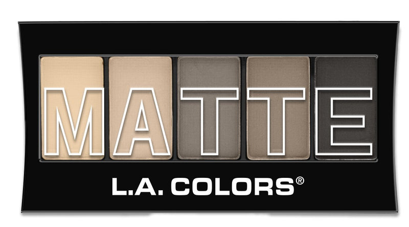 L.A. Colors 5 Color Matte Eyeshadow, Nude Suede, 0.08 Ounce - BeesActive Australia