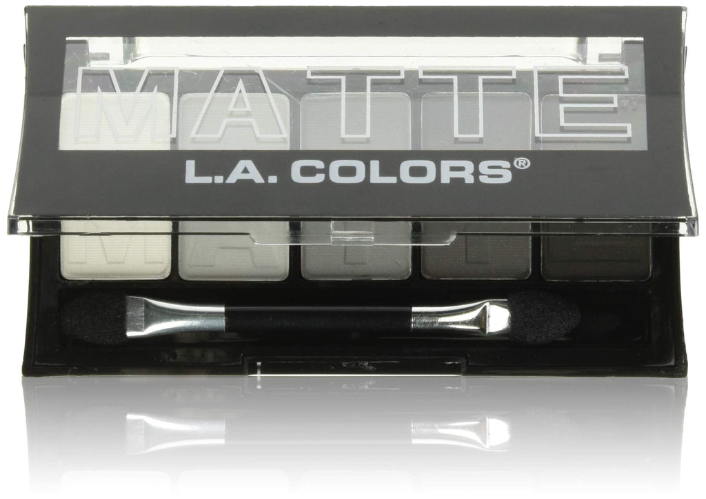 L.A. COLORS 5 Color Matte Eyeshadow, Black Lace, 0.08 Ounce - BeesActive Australia