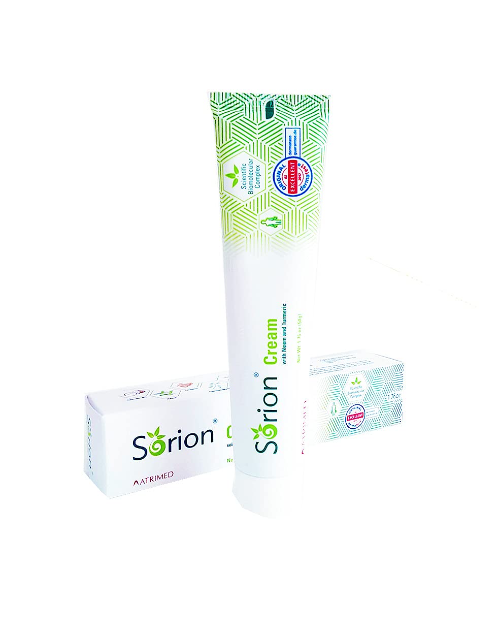 Sorion Cream - Psoriasis Eczema - Herbal Care with Coconut Oil, Neem and Turmeric for Supporting Clear Skin - BeesActive Australia